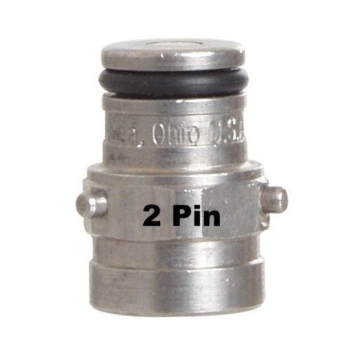 Foxx Equipment Company Pin Lock Gas Post (2-Pin)(Cornelius)(19/32-18)