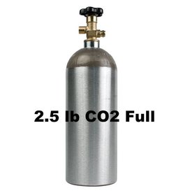 Purity Cylinder Gases CO2 Tank Full (2.5 lb)