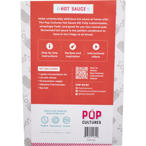 Pop Cultures Pop Cultures Fermented Hot Sauce Kit