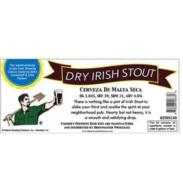 Brewmaster Palmer Premium Beer Kit - Cerveza de Malta Seca - Dry Irish Stout