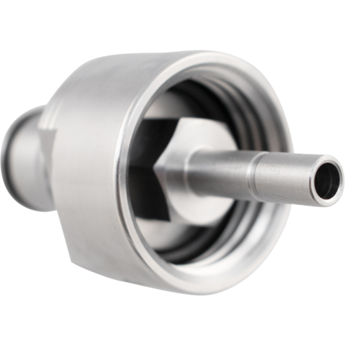 duotight Carbonation and Line Cleaning Ball Lock Quick Disconnect (QD) Cap - Stainless - Duotight Compatible