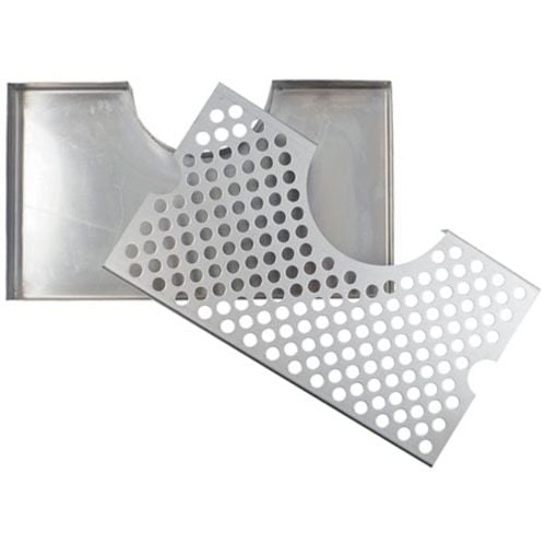 Brewmaster Drip Tray - 12 in. Wrap Around (Stainless)