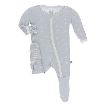 kickee pants zipper footie