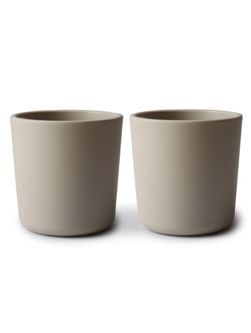 MUSHIE Dinnerware Cup Set of 2 Vanilla
