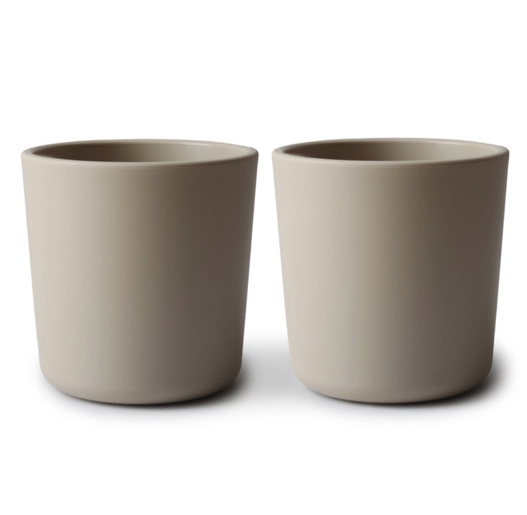 MUSHIE Dinnerware Cup Set of 2 Vanilla