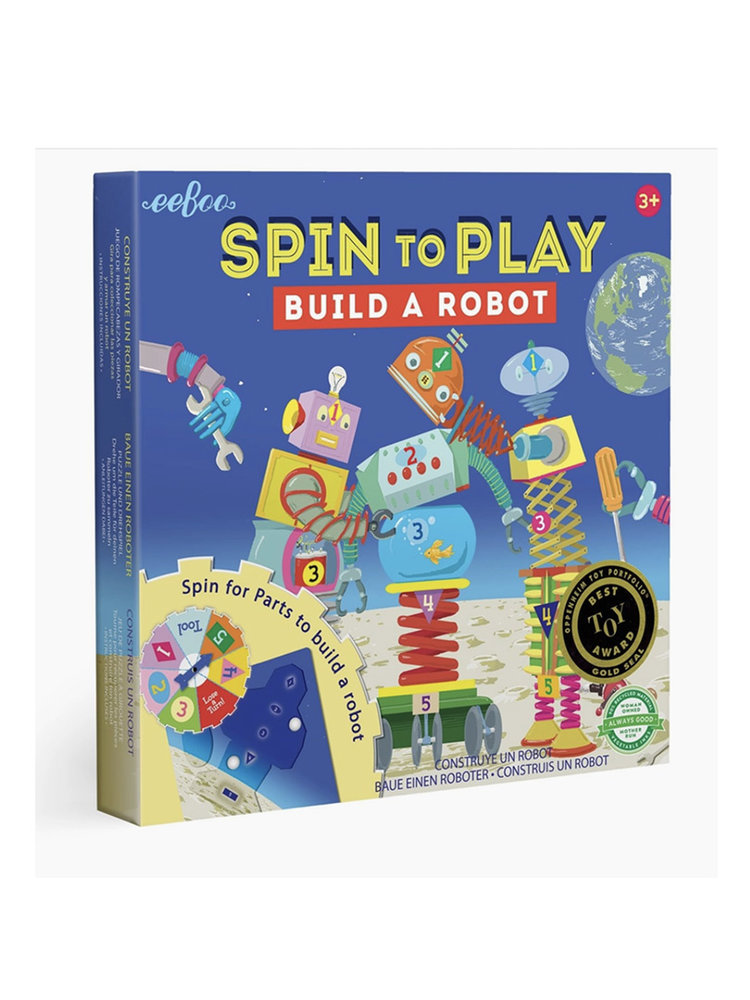 EEBOO Build A Robot Spinner Puzzle Game