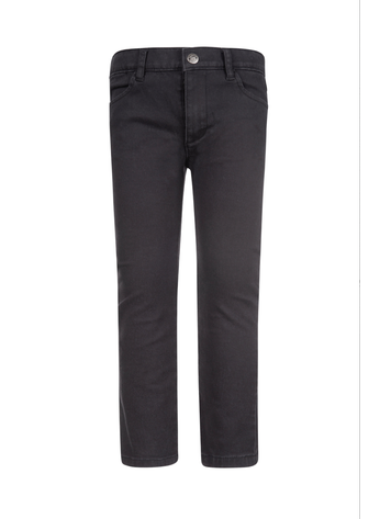 APPAMAN Skinny Black Twill Pant