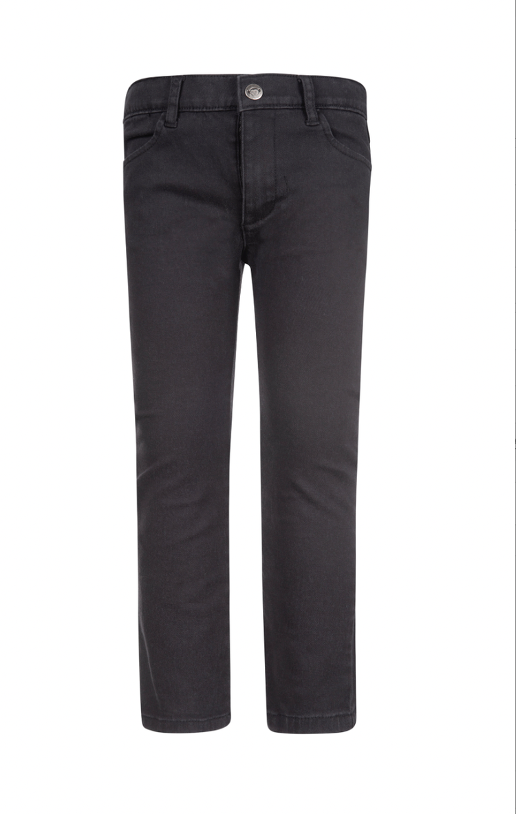 APPAMAN Skinny Black Twill Pant