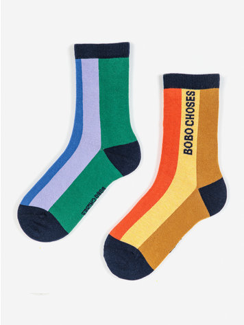 BOBO CHOSES Stripes Long Socks