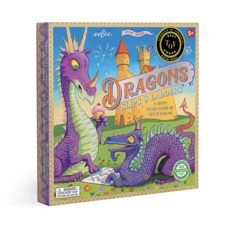 EEBOO Dragon Slips & Ladders Board Game