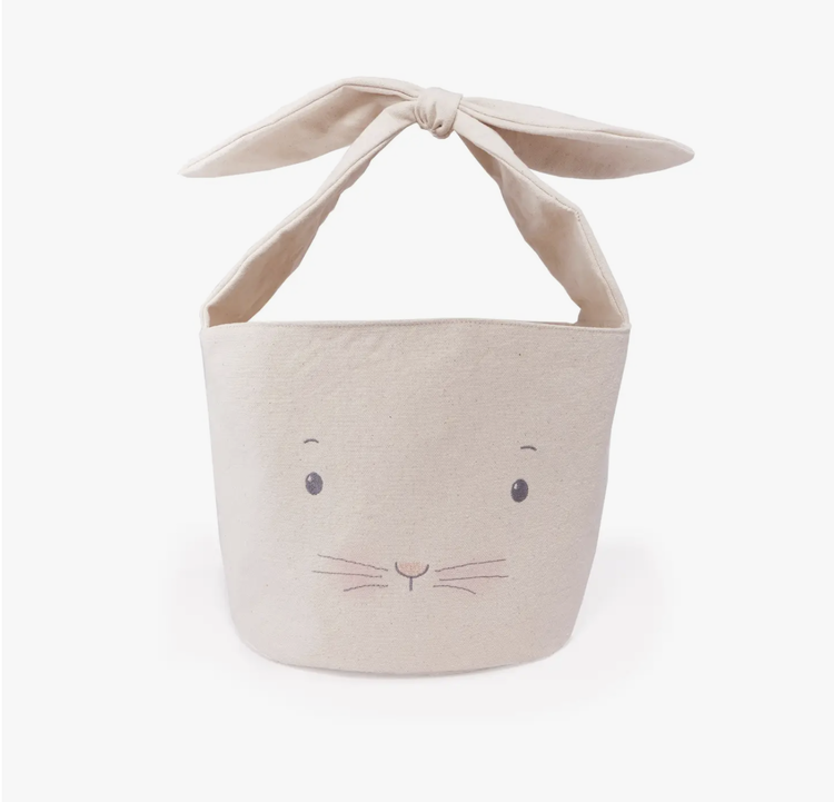 BUNNIES BY THE BAY Bun Bun Bunny Basket - Cream