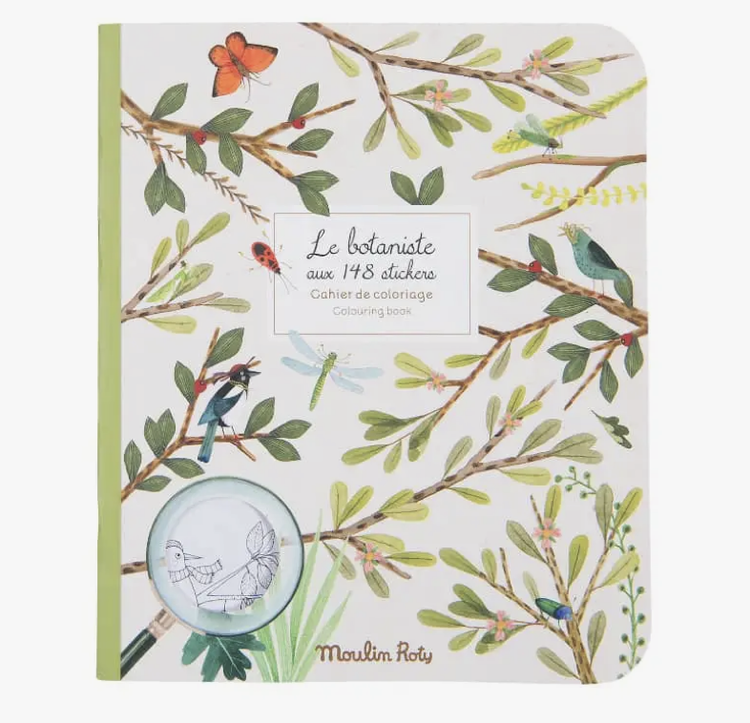 MOULIN ROTY Botanist / Garden Coloring Books & Stickers