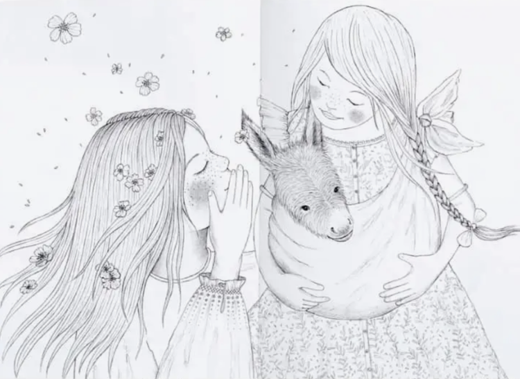 MOULIN ROTY The Rosalies Coloring Book