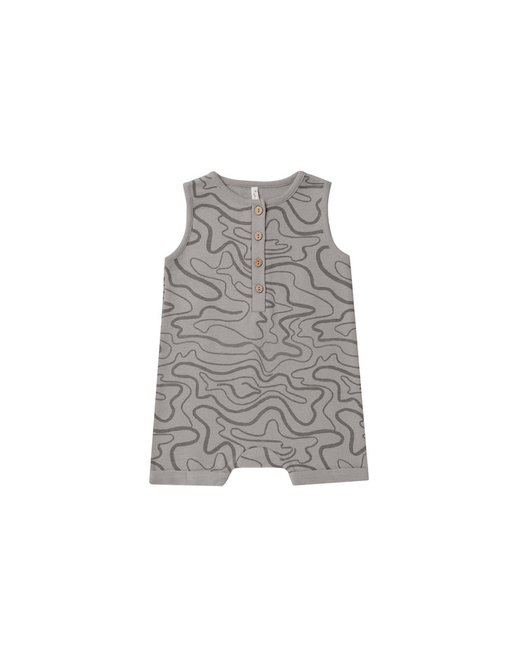 RYLEE AND CRU Davis Marble Romper