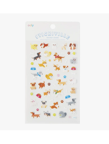 OOLY Stickiville Stickers - Puppy Love