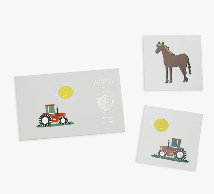 Jollity & Co. + Daydream Society On The Farm Temp Tattoos