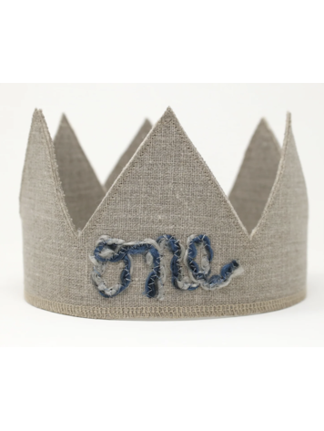 OH BABY "One" Blue Crown