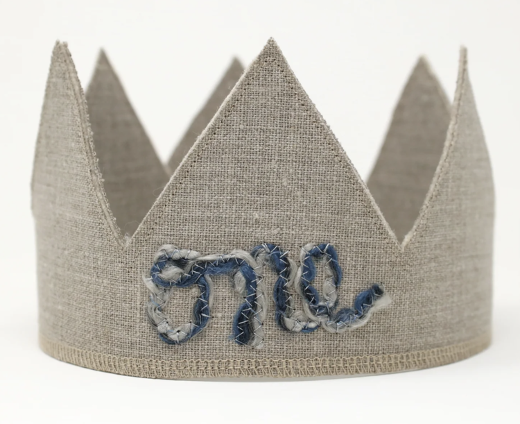 OH BABY "One" Blue Crown