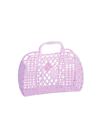 SUNJELLIES Retro Small Basket - Lilac