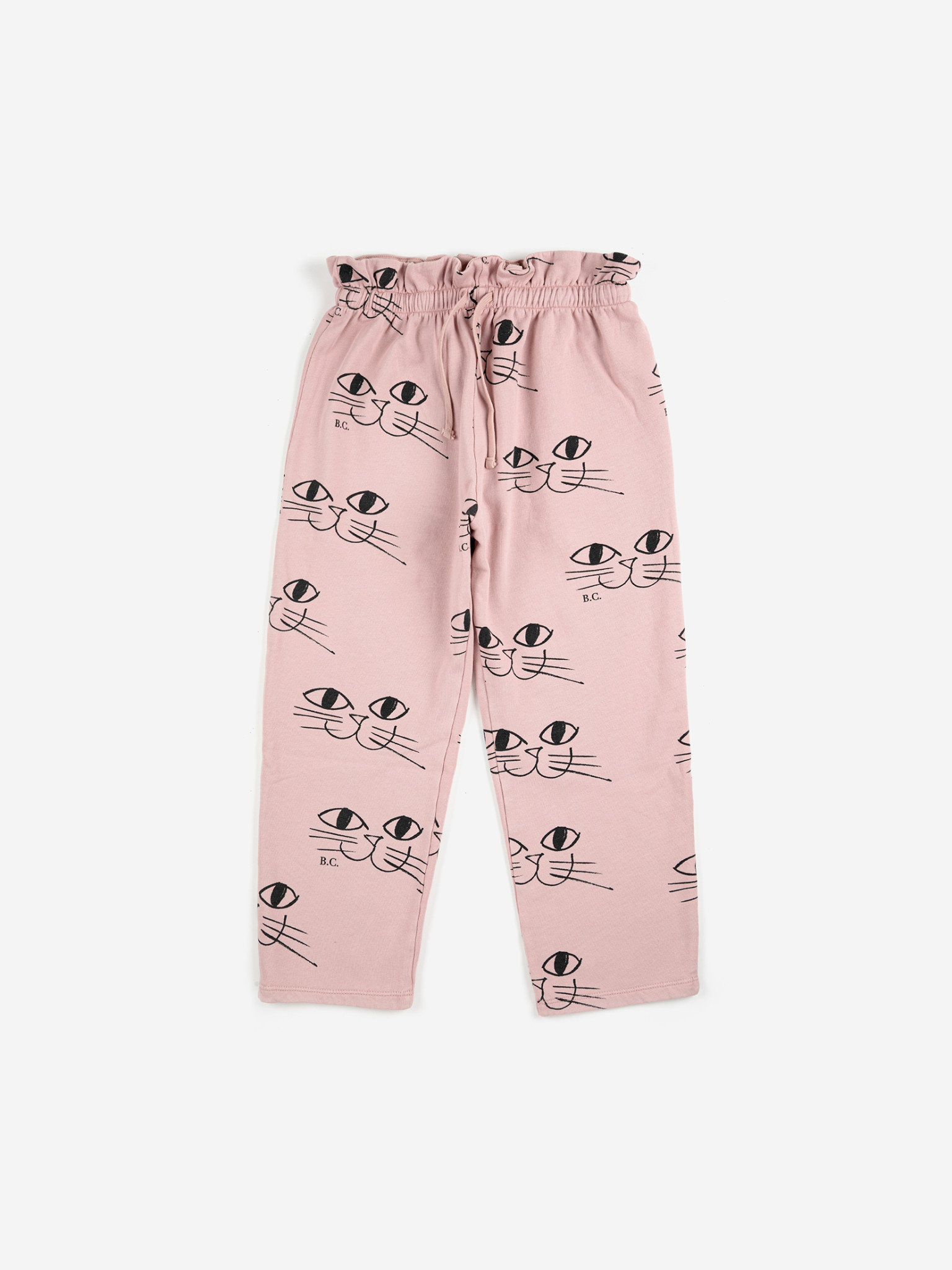 BOBO CHOSES Smiling Cat All Over Jogging Pants - The Spotted Goose