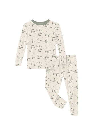 KICKEE PANTS Print Long Sleeve Pajama Set