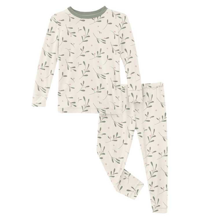 KICKEE PANTS Print Long Sleeve Pajama Set