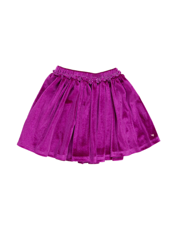 PINK CHICKEN Girls Velour Gianna Skirt