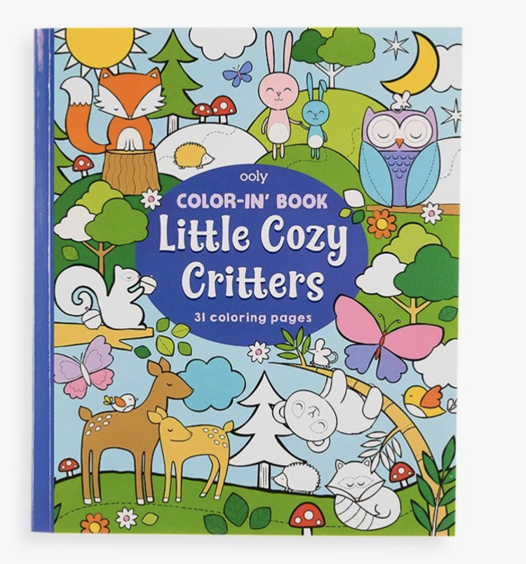 OOLY Color-In' Book Cozy Critters