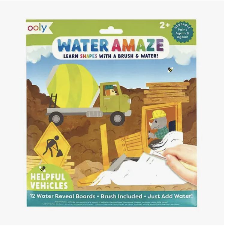 OOLY Water Amaze Boards - Helpful Vehicles