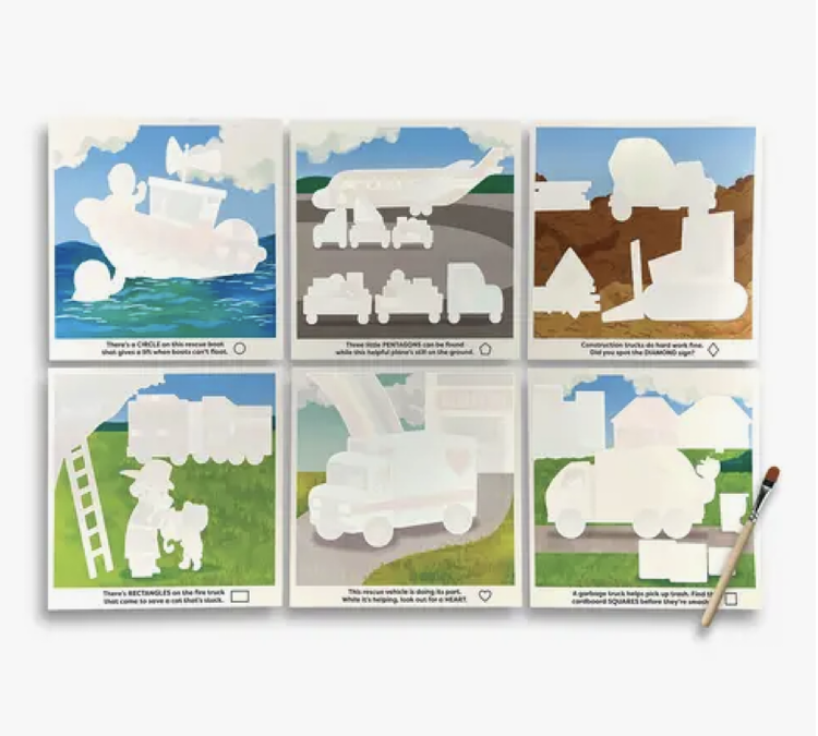 OOLY Water Amaze Boards - Helpful Vehicles