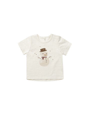 RYLEE AND CRU Basic Snowman Baby Tee