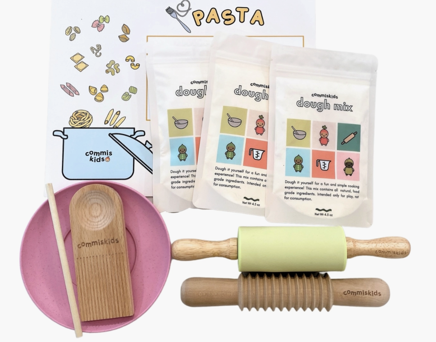 Pasta Play Dough Activity Kit – commiskids