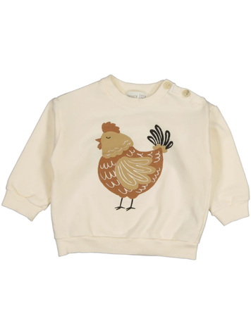 BEAN'S BARCELONA Terry Fleece Printed Sweatshirt