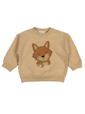 BEAN'S BARCELONA Terry Fleece Fox Sweatshirt