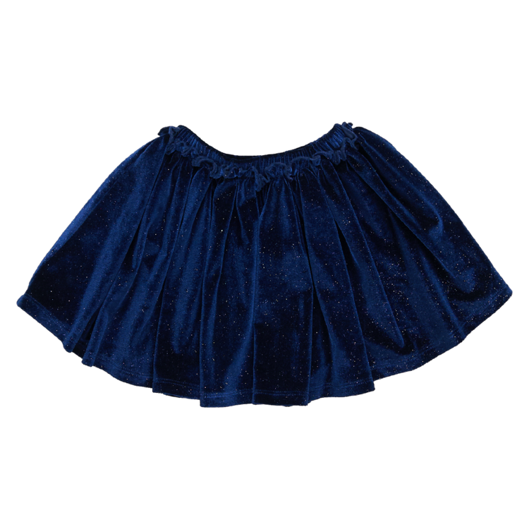 PINK CHICKEN Girls Velour Gianna Sparkle Skirt