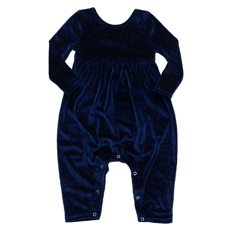 PINK CHICKEN Baby Girls Velour Steph Jumper