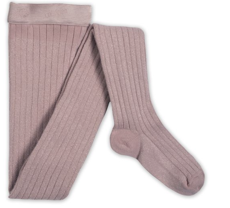 COLLEGIEN Angelique Pointelle Merino Wool Girls Tights