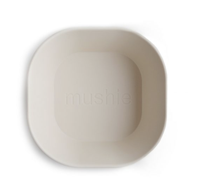 MUSHIE Square Dinnerware Bowl Set - Ivory