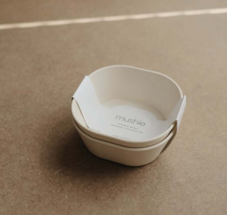 MUSHIE Square Dinnerware Bowl Set - Ivory
