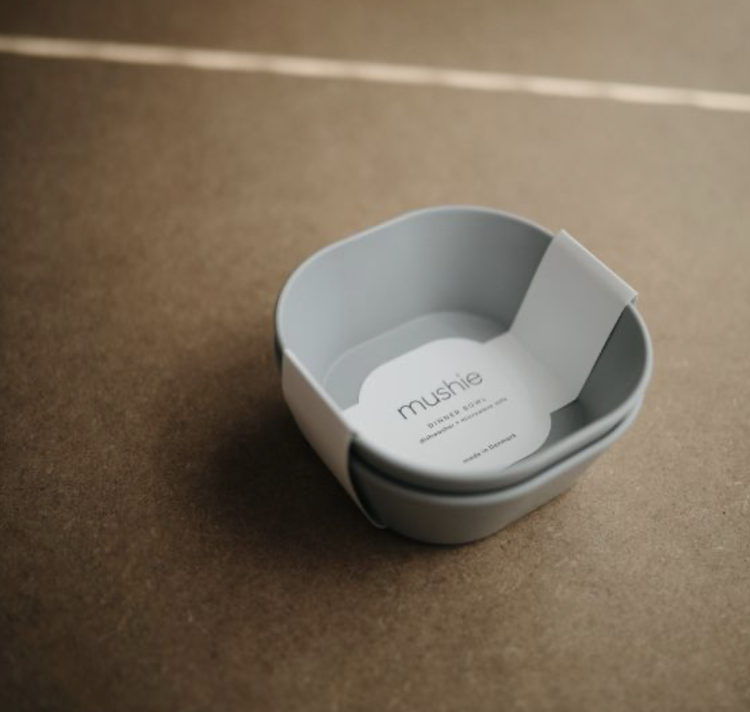 MUSHIE Square Dinnerware Bowl Set - Cloud