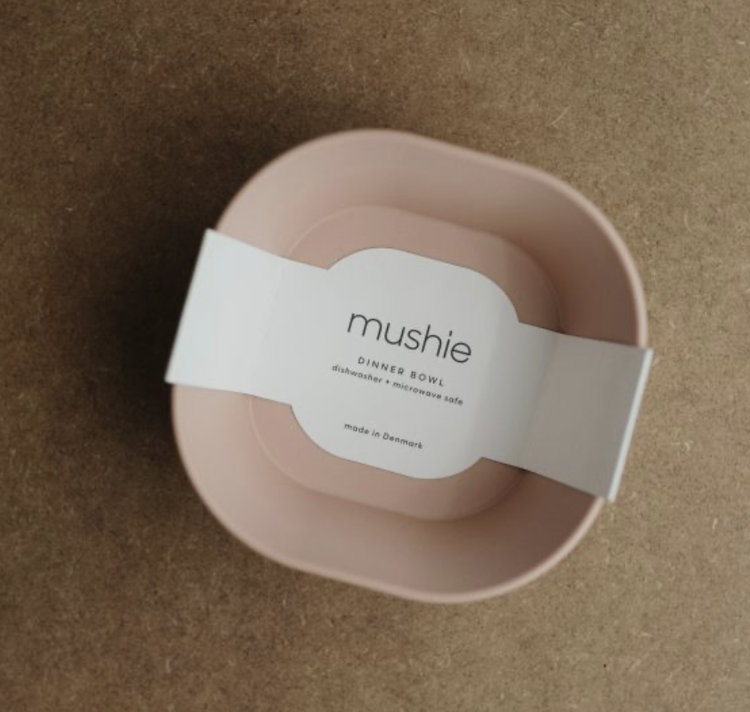 MUSHIE Square Dinnerware Bowl Set - Blush