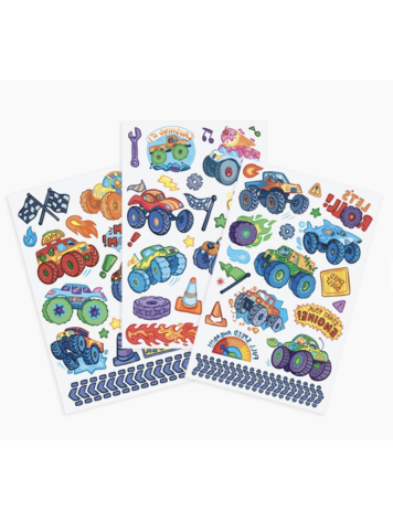 OOLY Temporary Tattoos: Monster Truck