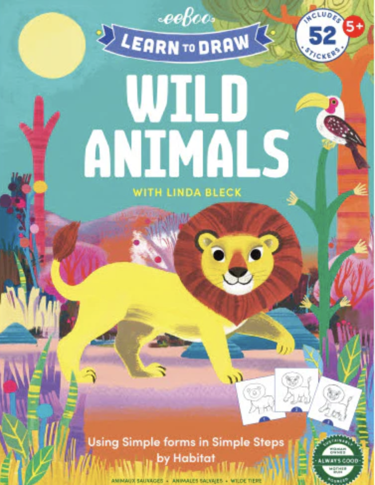 EEBOO Learn To Draw Wild Animals