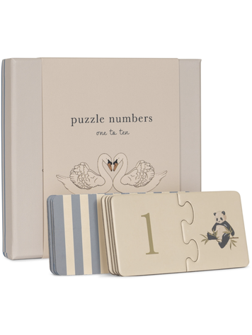 KONGES SLOJD Cardboard Numbers Puzzle