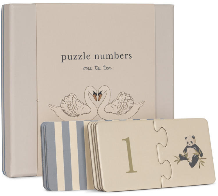 KONGES SLOJD Cardboard Numbers Puzzle