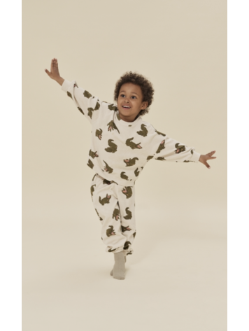 KONGES SLOJD Itty Crocodile Baby Sweatshirt