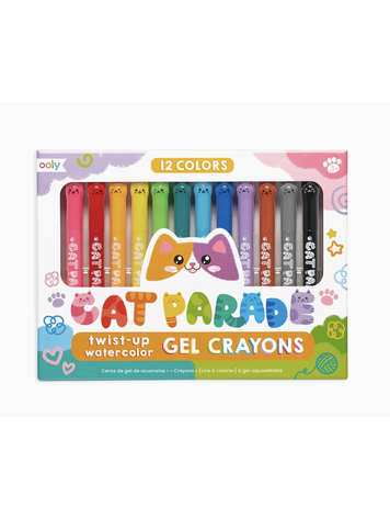 OOLY Cat Parade Gel Crayons