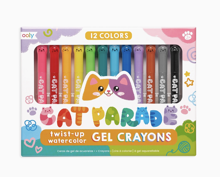 OOLY Cat Parade Gel Crayons