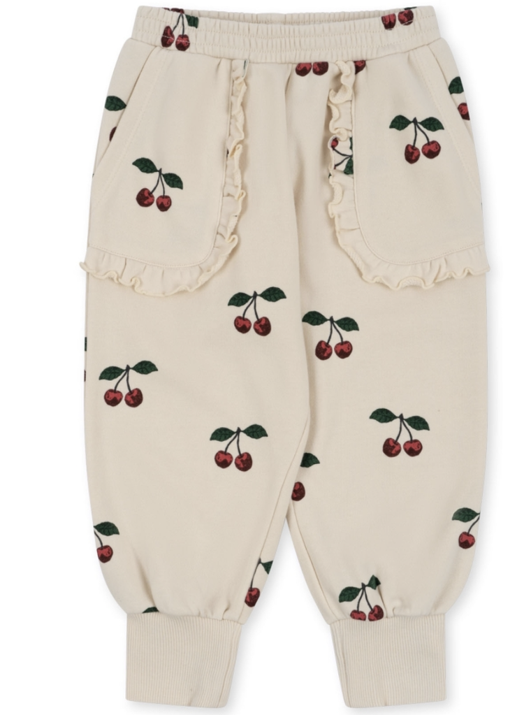 KONGES SLOJD Lou Frill Cherry Baby Pants