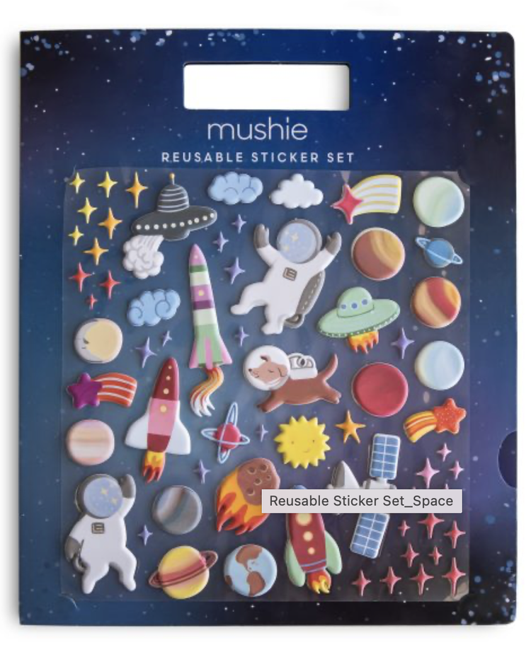 MUSHIE Reusable Sticker Set - Space